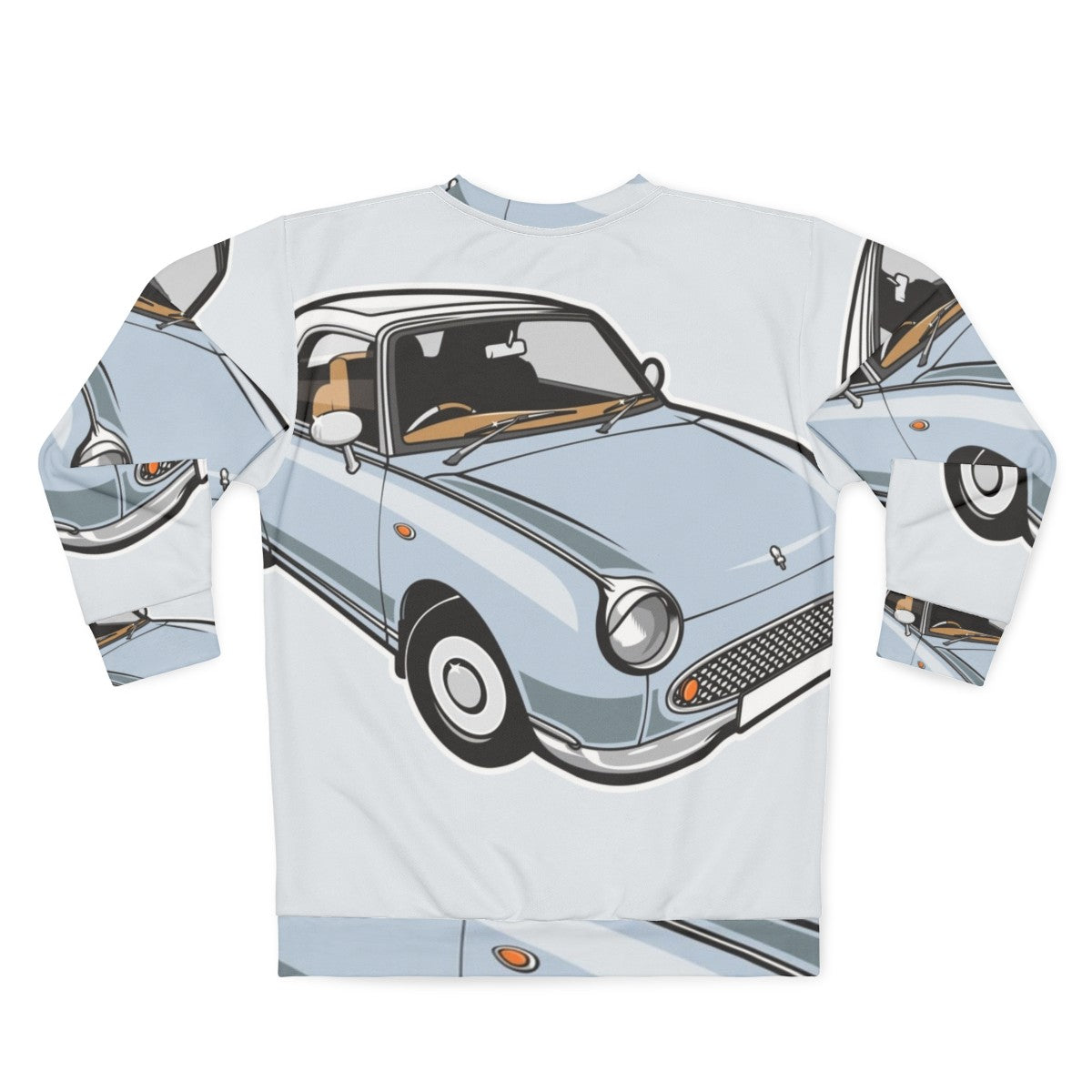 Nissan Figaro Pale Aqua Sweatshirt - Back