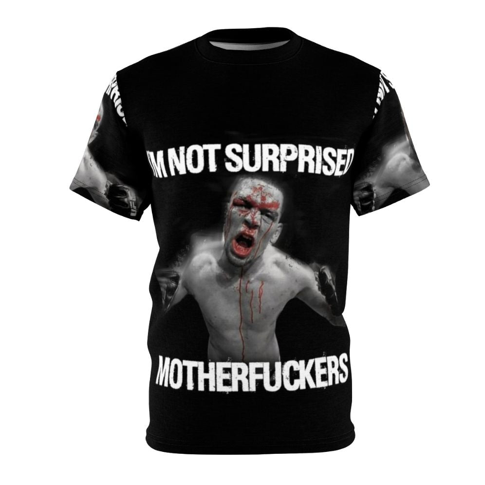 Nate Diaz inspired combat sports t-shirt design