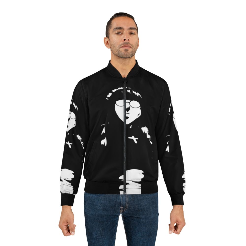 Black Lagoon Roberta Minimalist Bomber Jacket - Lifestyle