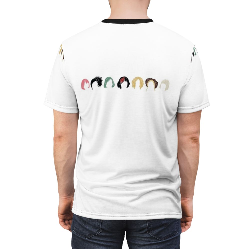 Moira Rose inspired all-over print t-shirt with Schitt's Creek theme - men back