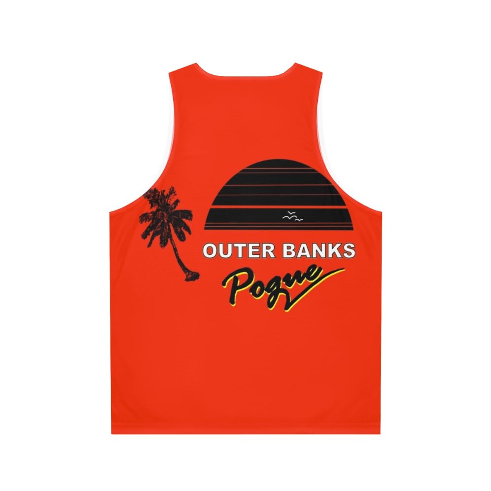 Outer Banks Pogues Unisex Beach Tank Top - Back