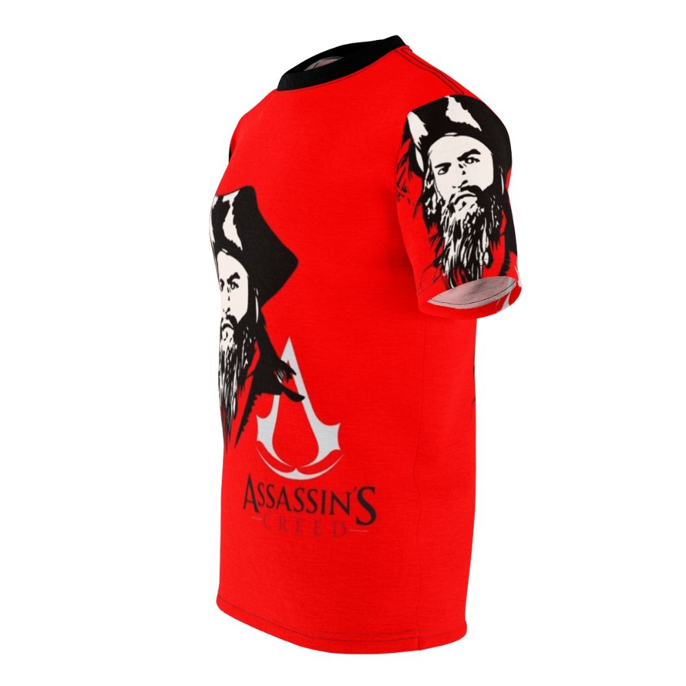 Blackbeard-Inspired Assassins Creed Fan T-Shirt - men left