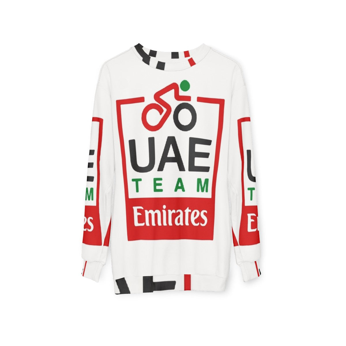 UAE Team Emirates Pro Cycling Sweatshirt - hanging