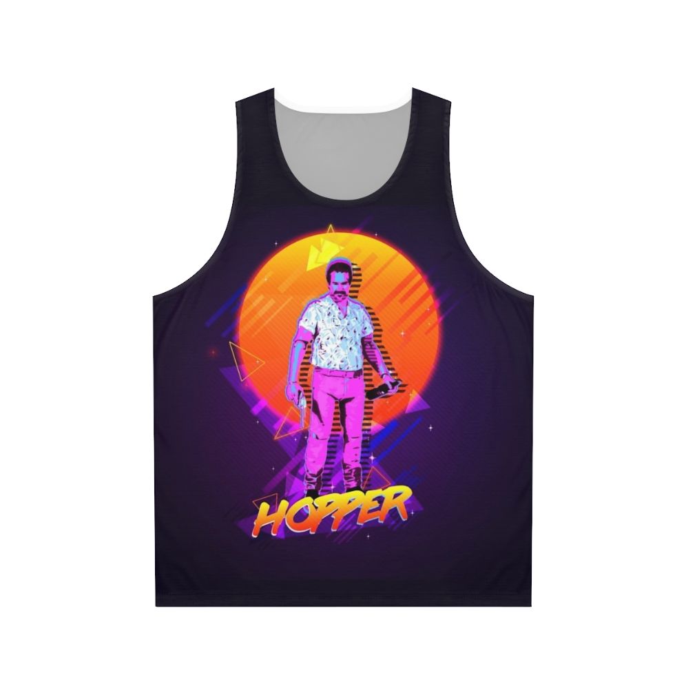 Hopper Inspired Stranger Things 80s Unisex Tank Top