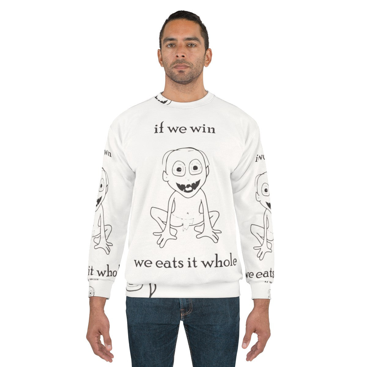 Gollum T-Shirt and Sweatshirt, Lord of the Rings Inspired Fashion - men