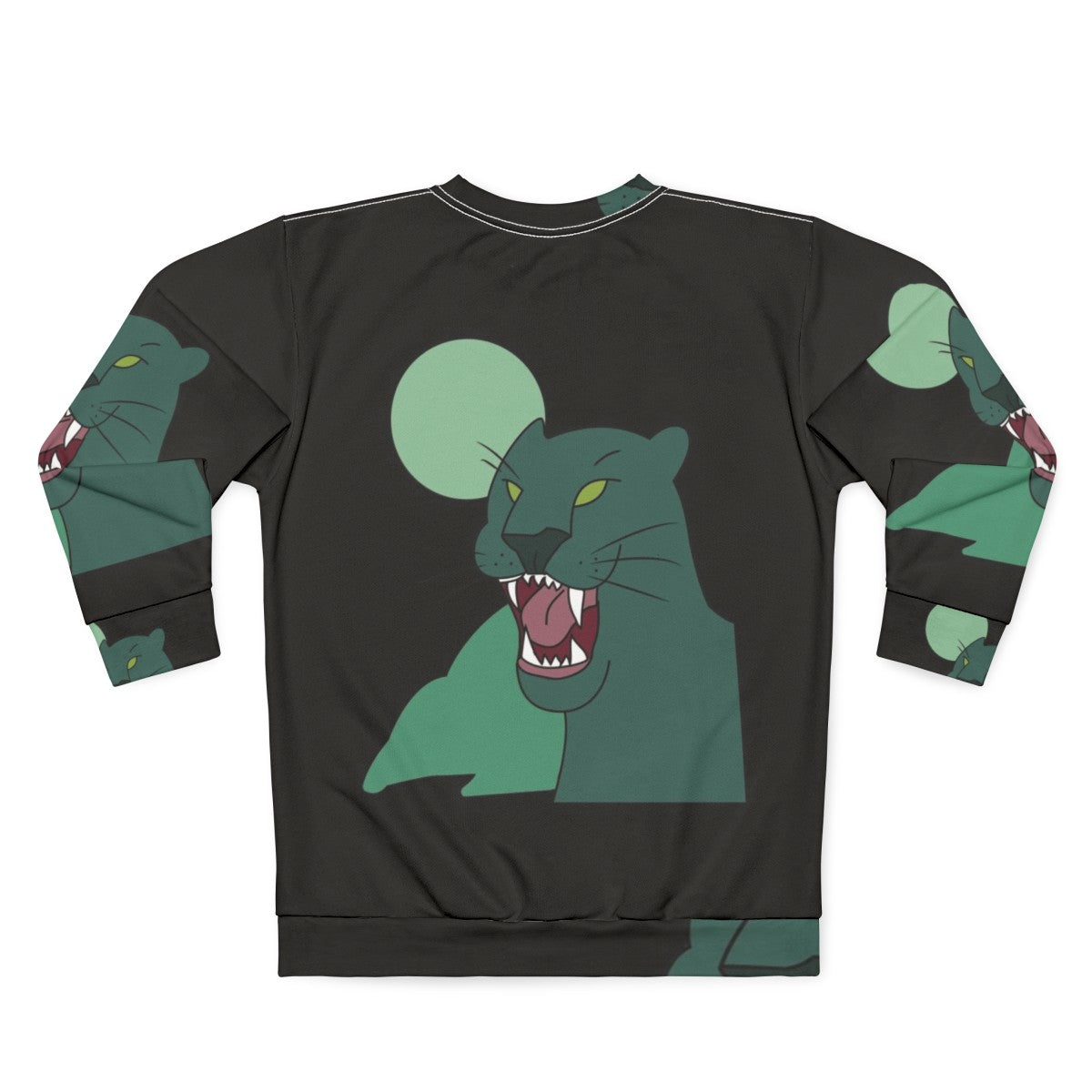 Gravity Falls Panther Pullover Sweatshirt with Disney Inspired Cartoon Design - Back