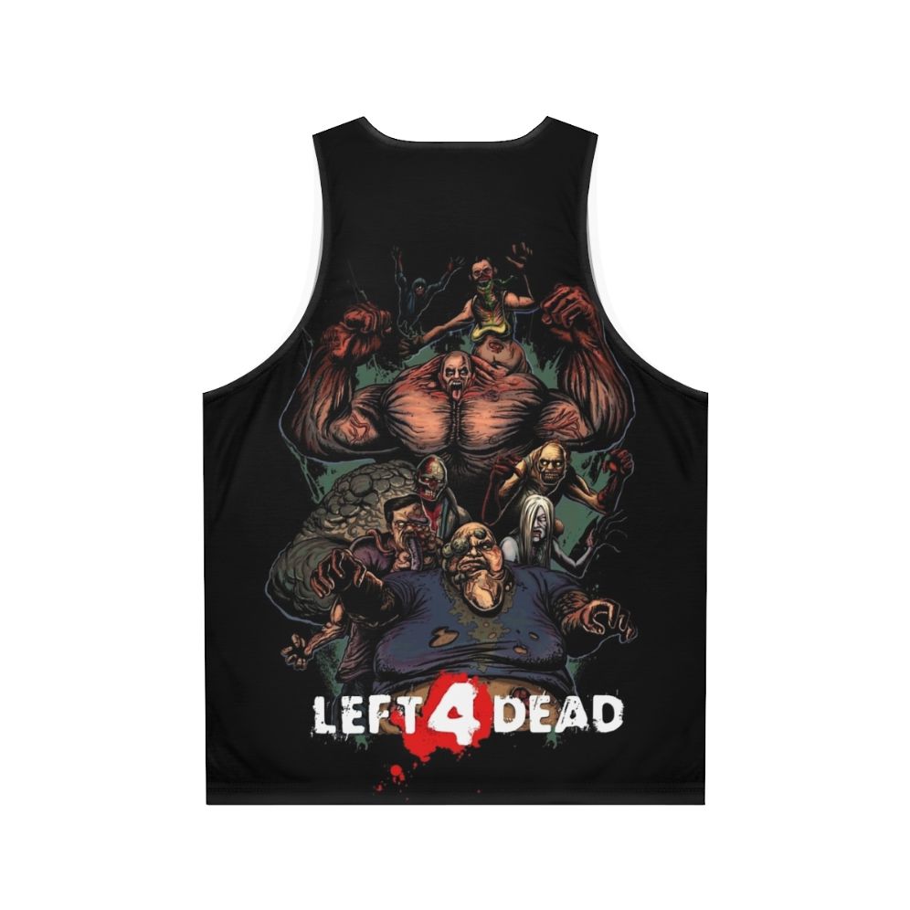 Valve Zombie Simulator Unisex Tank Top - Back