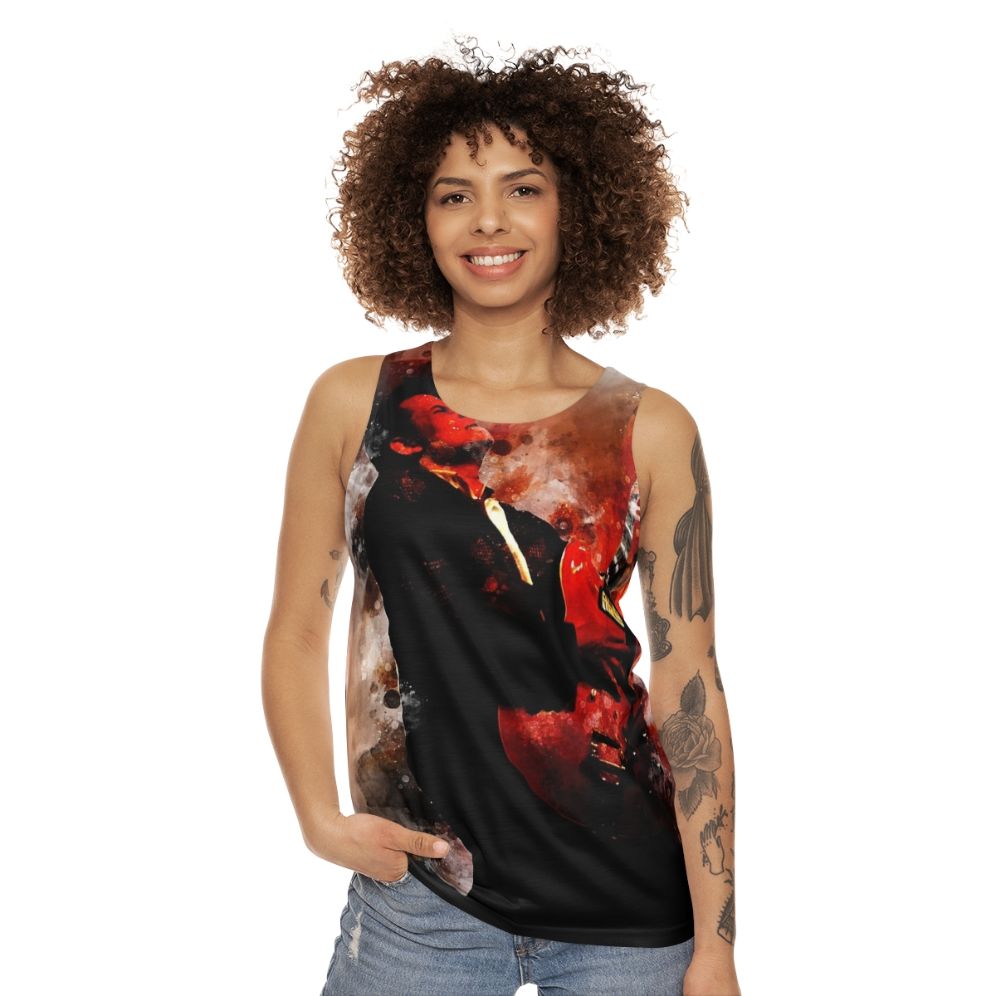 Johnny B Goode Unisex Retro 80s Tank Top - women