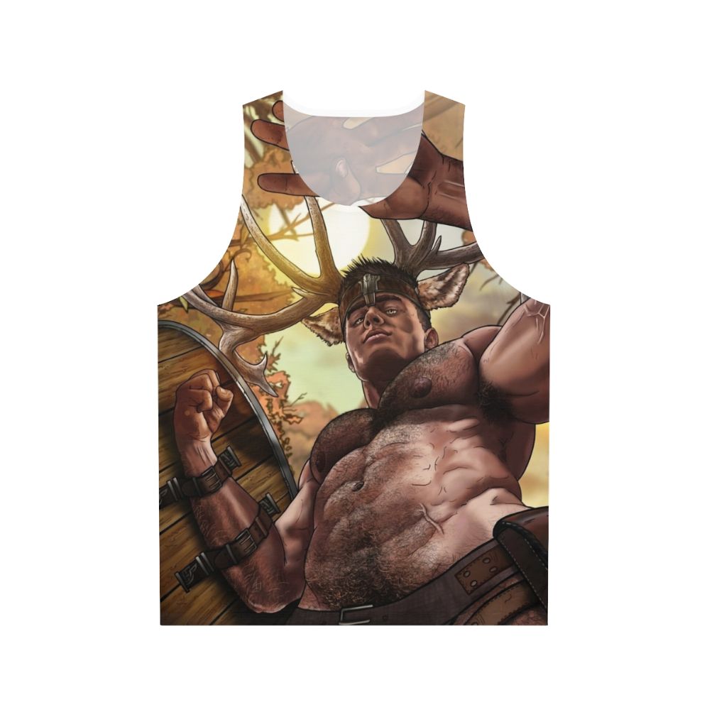 Unisex Shaman Tank Top with Fantasy Art Design