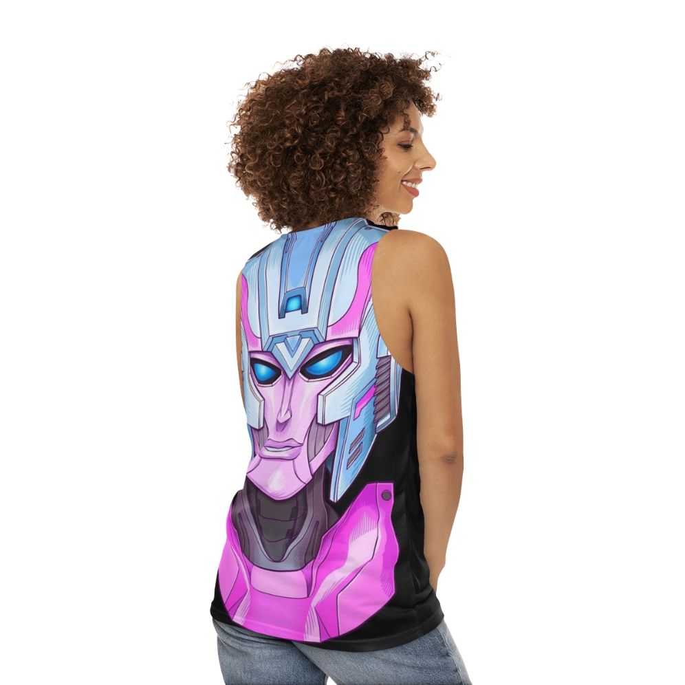 Transformers Arcee Unisex Tank Top - women back