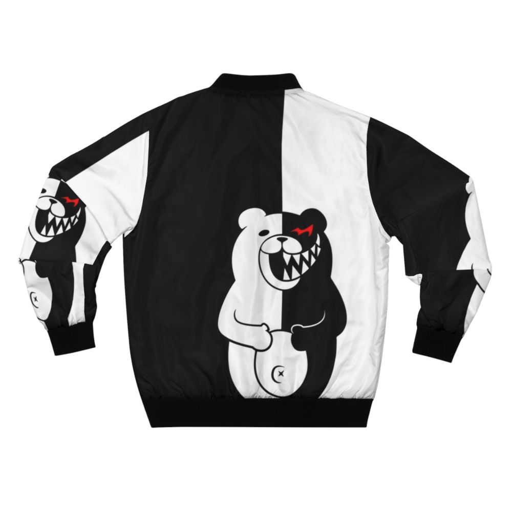 Danganronpa Monokuma Bomber Jacket with Cute, Evil Bear Design - Back