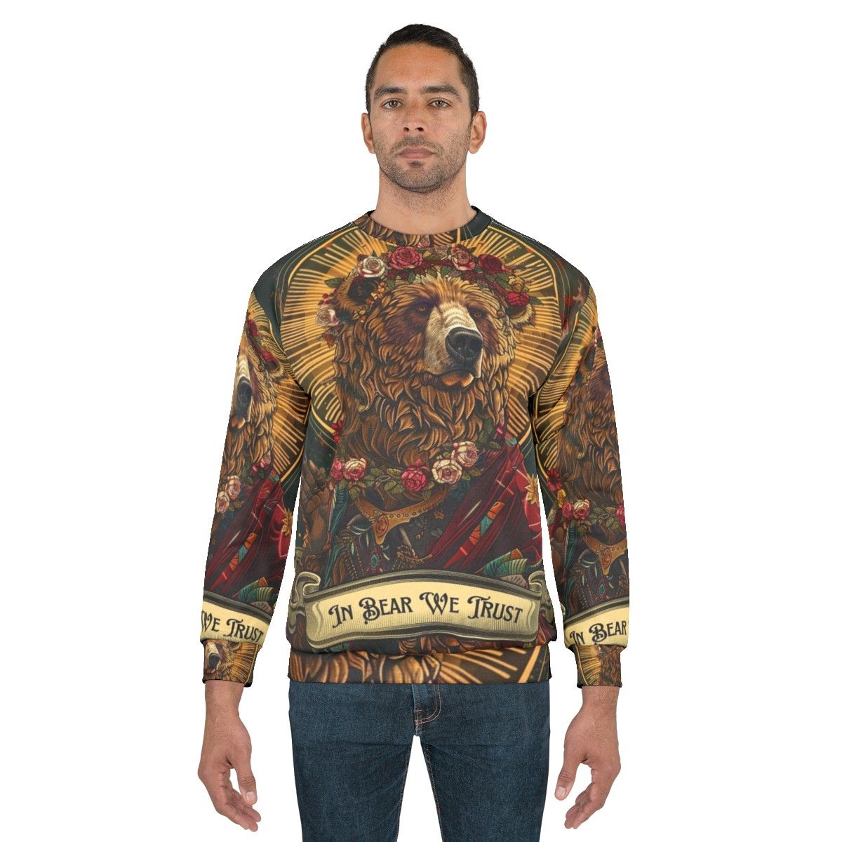 Feminist bear trust sweatshirt - men