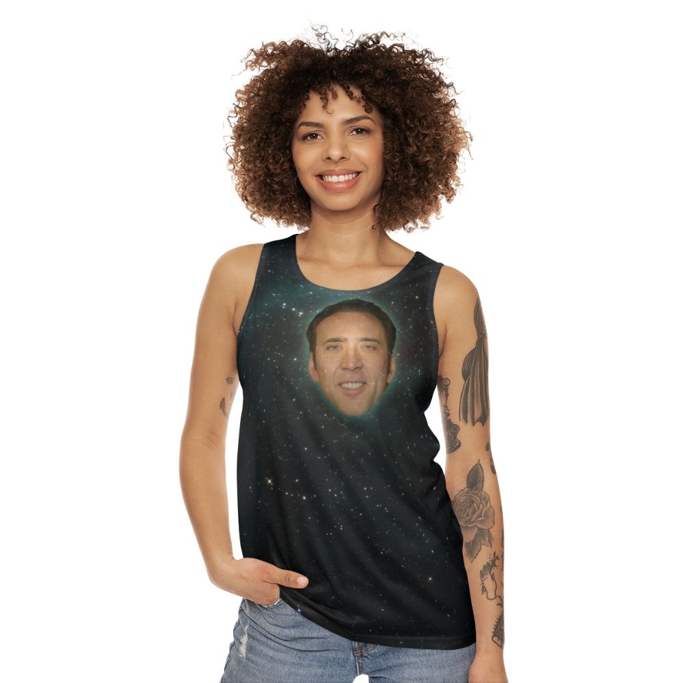 Nicolas Cage Unisex Tank Top - women