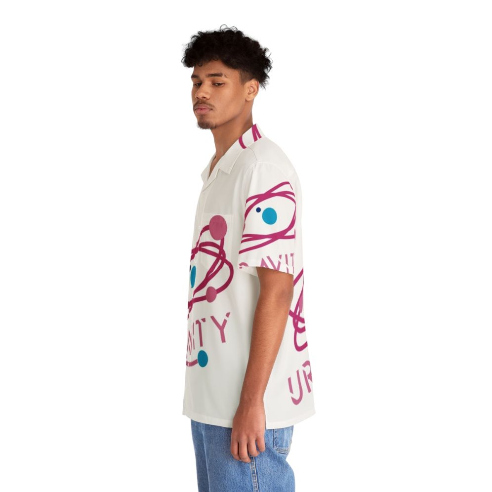 Uravity anime Hawaiian shirt in pink - People Left