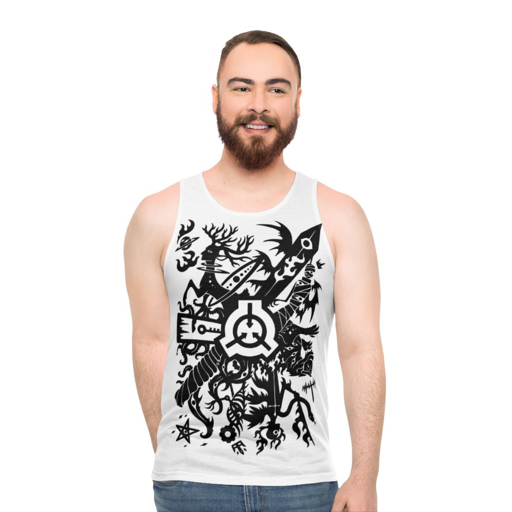 SCP Foundation Unisex Tank Top - men