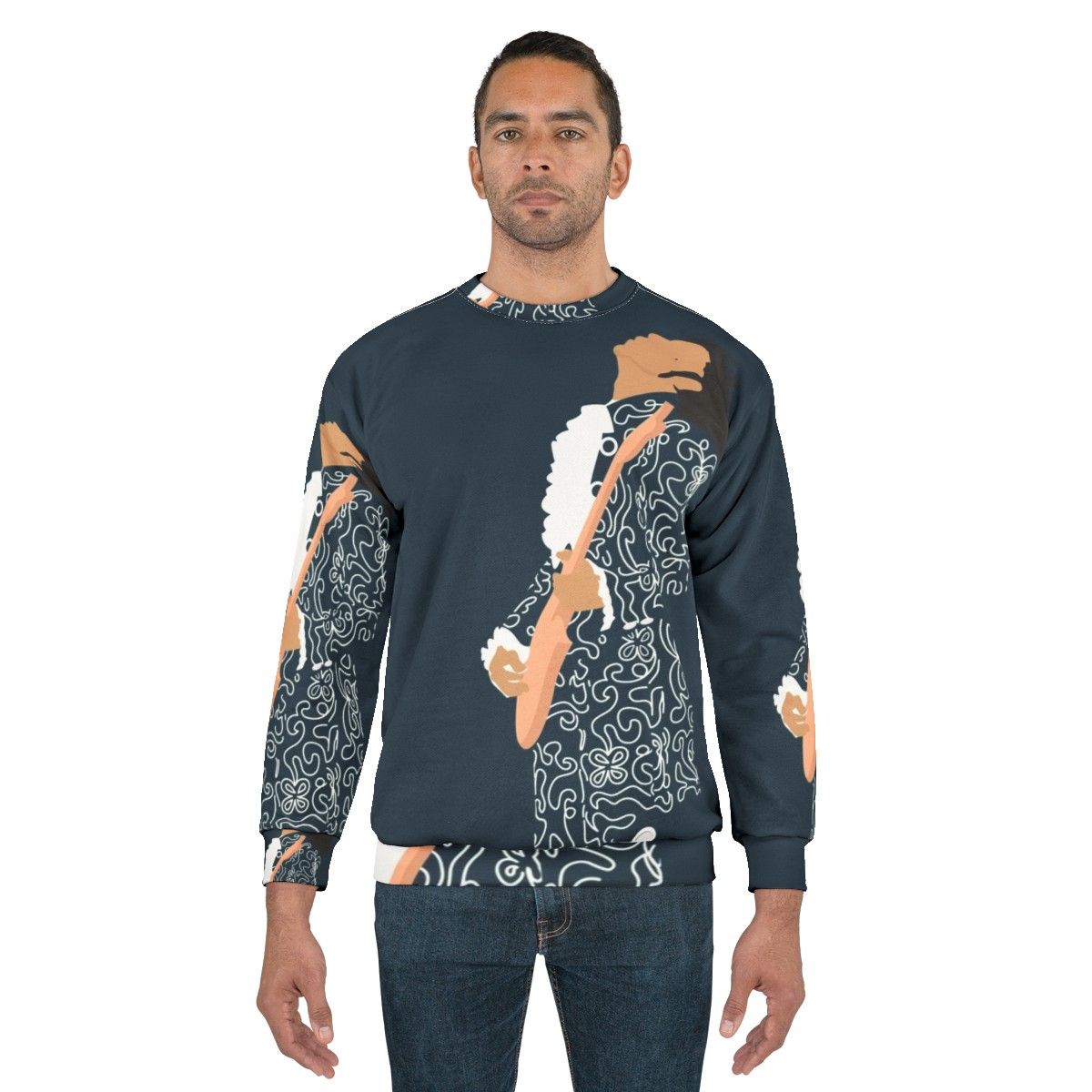 Mozart Sweatshirt featuring the composer's portrait - men