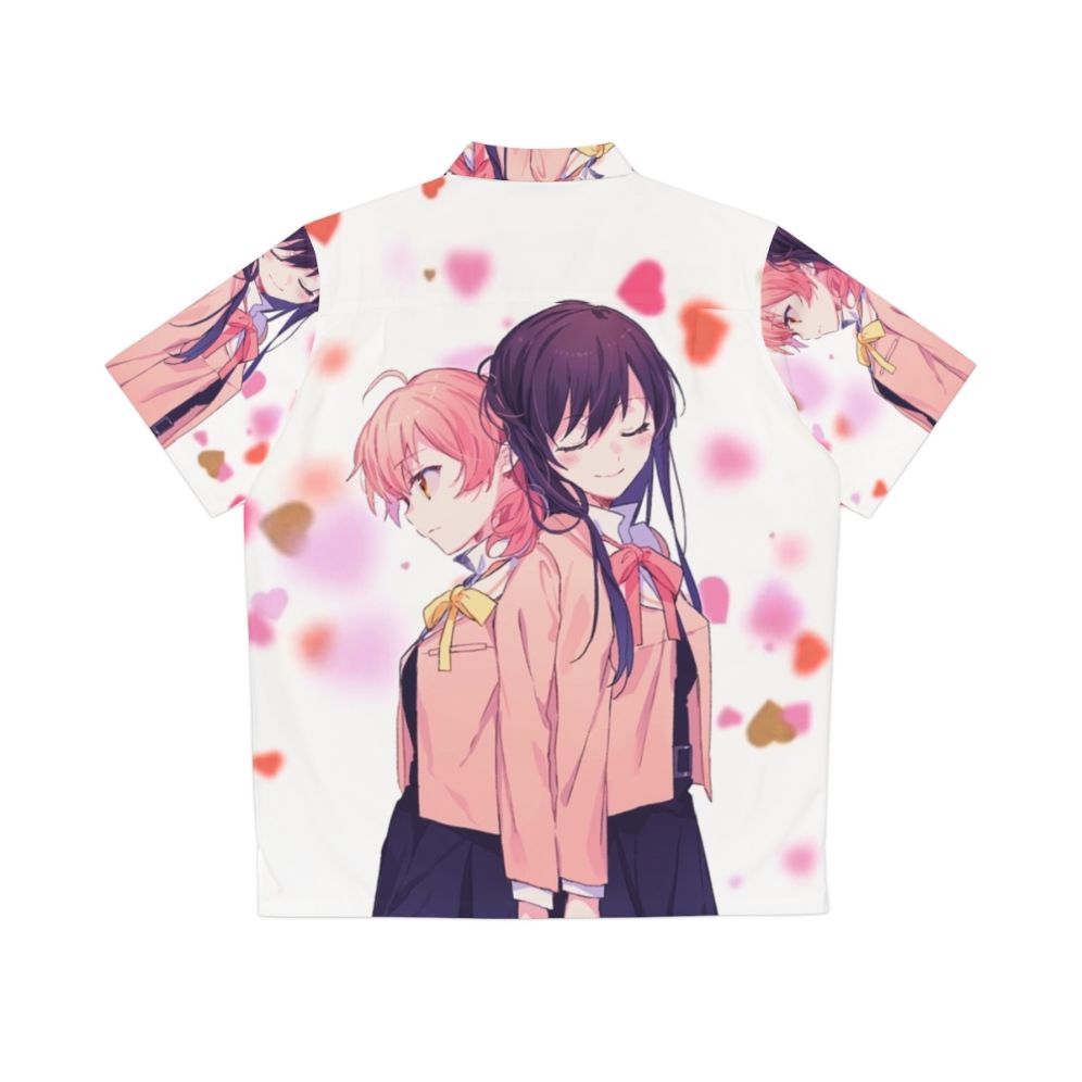 Bloom Into You Yagate Kimi Ni Naru Anime Hawaiian Shirt - Back