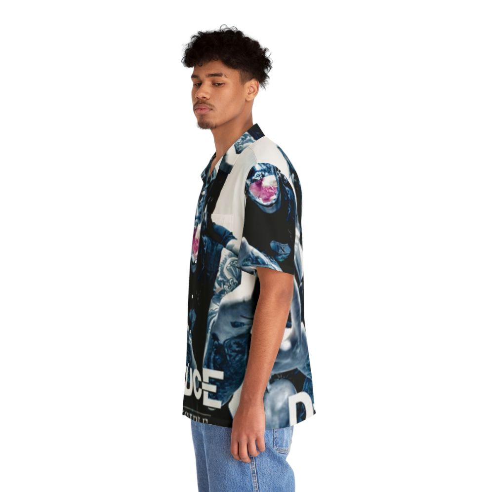 Deuce Hawaiian Shirt with Tropical Floral Pattern - People Left