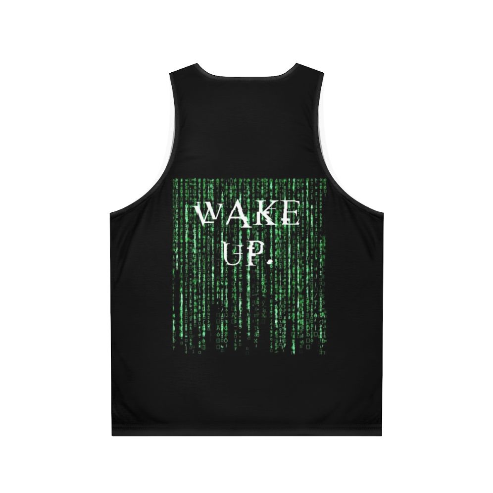 Matrix "Wake Up Neo" Unisex Tank Top - Back