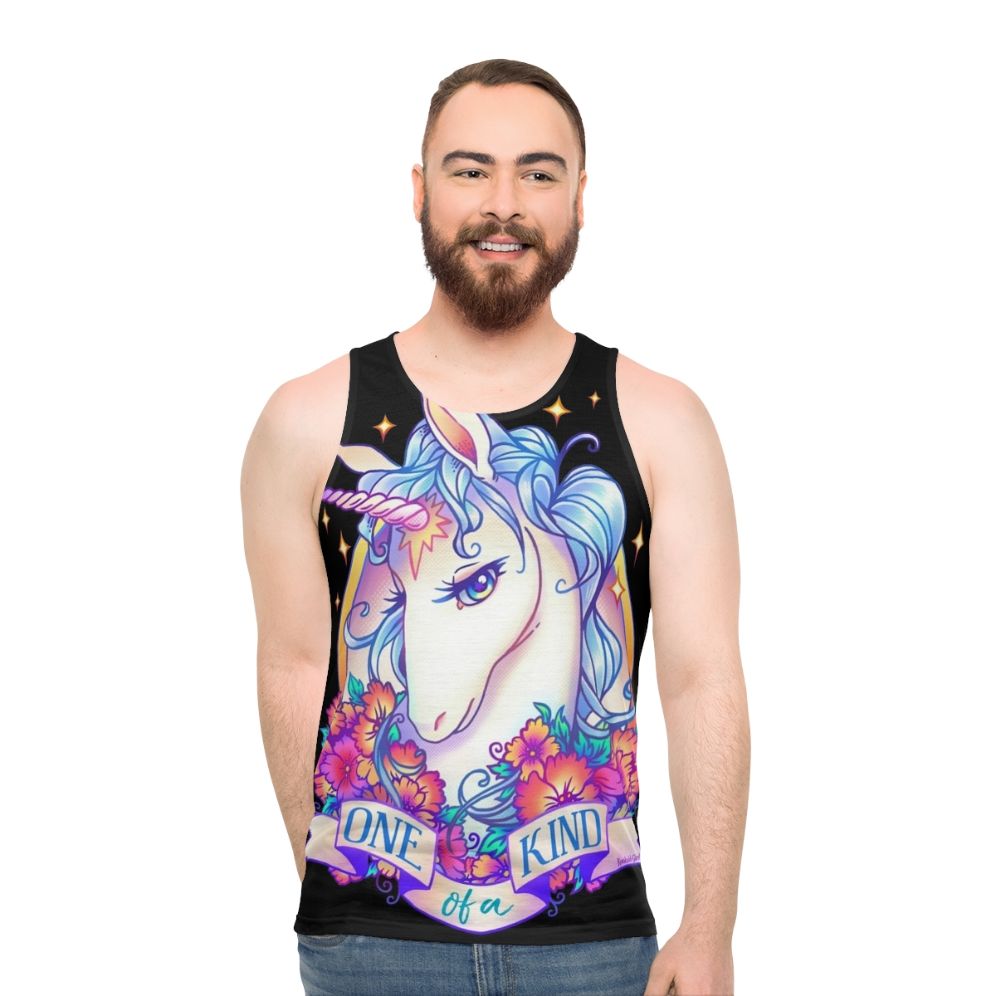 Magical unicorn unisex tank top - men