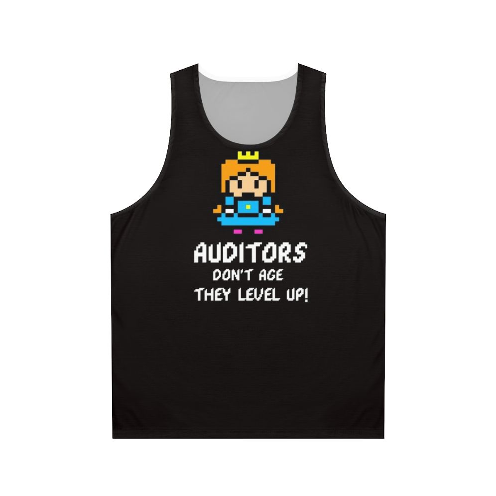 Auditors Don't Age, They Level Up - Unisex Tank Top