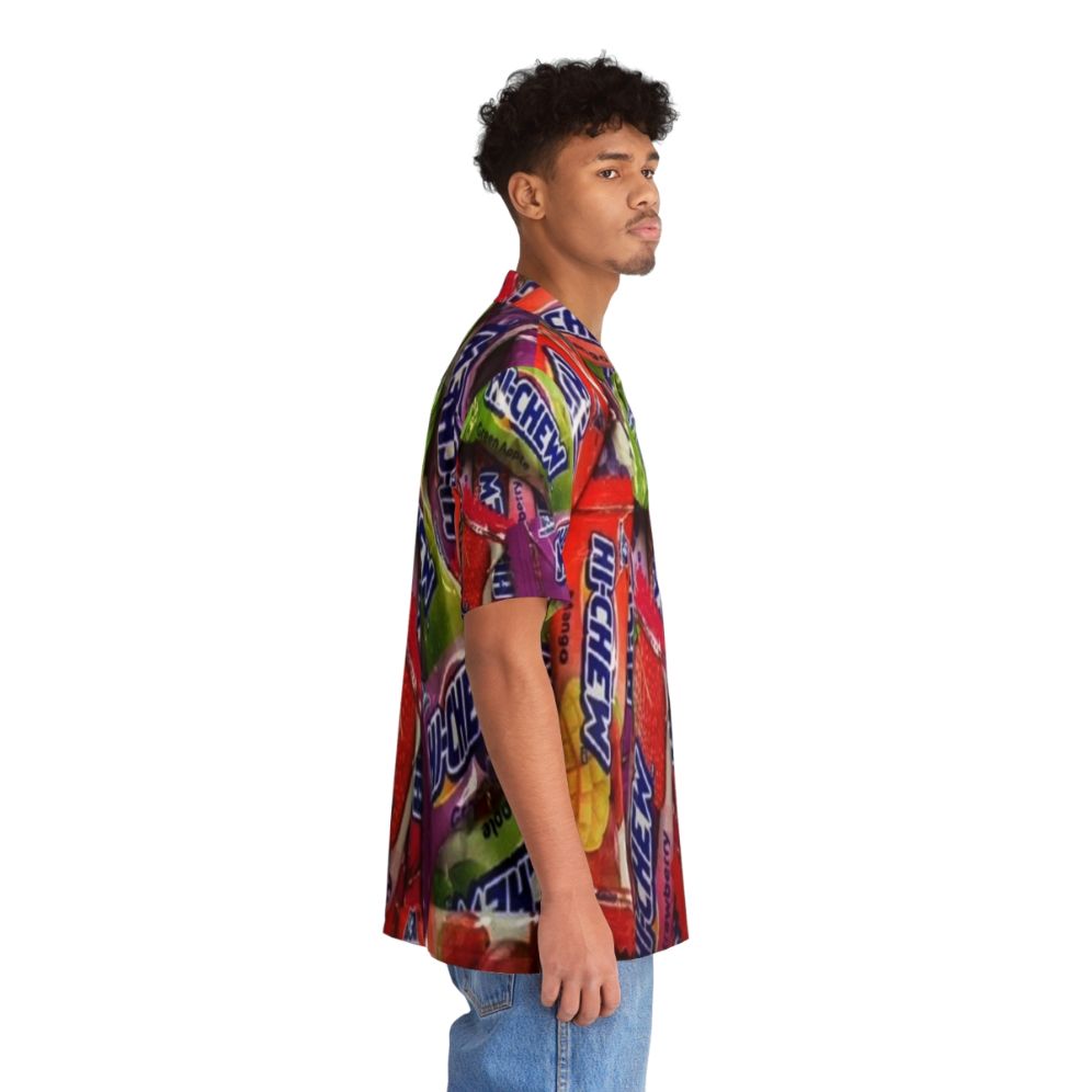 Colorful Hawaiian Shirt with Hi Chew Candy Prints - People Pight