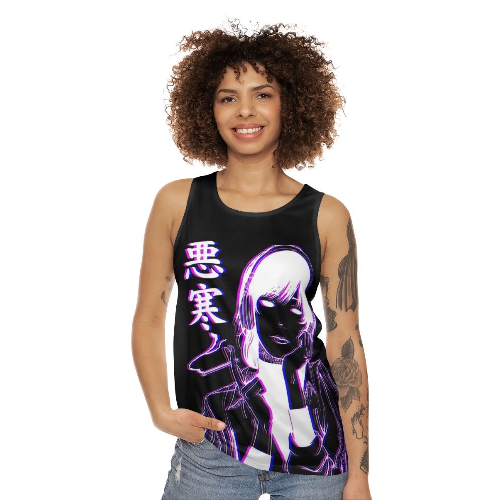 Chill Glitch Vaporwave Unisex Tank Top - women