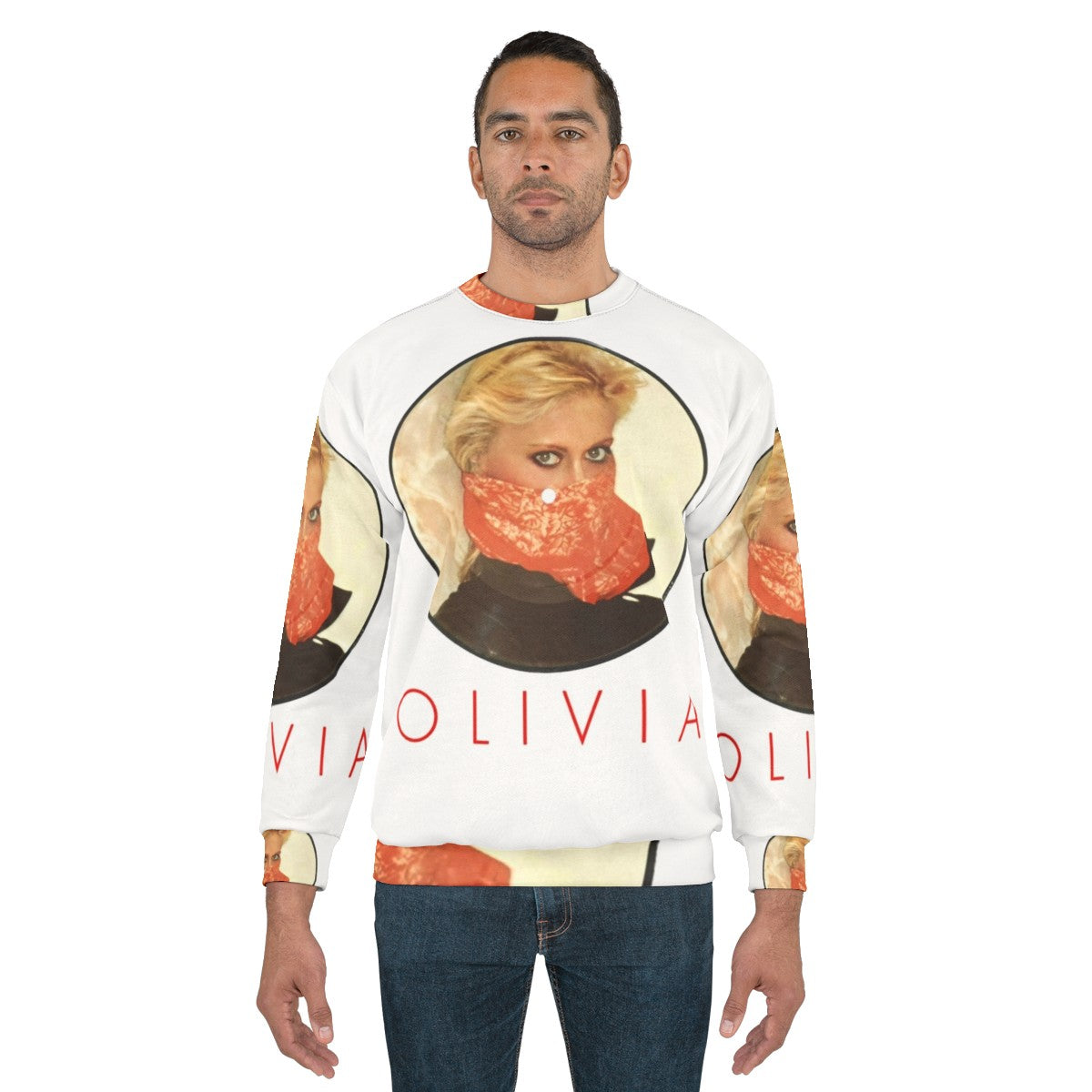 Olivia Newton-John 70s Disco Sweatshirt - men