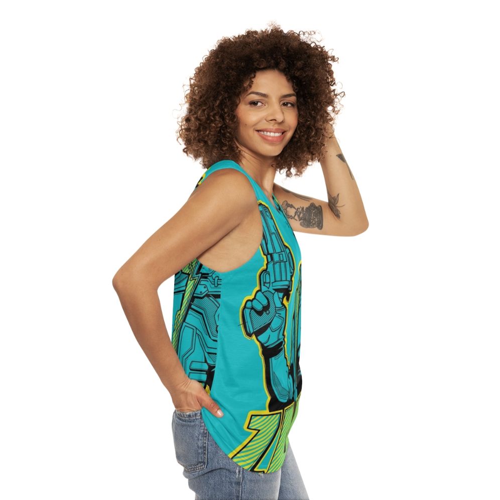 Borderlands Zane Flynt Unisex Tank Top - women side