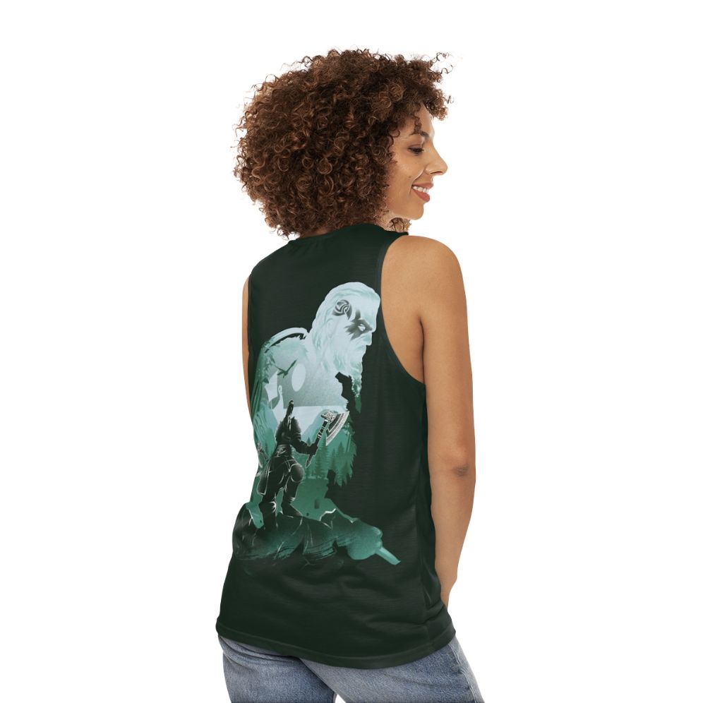 Unisex Valhalla Adventure Tank Top - women back