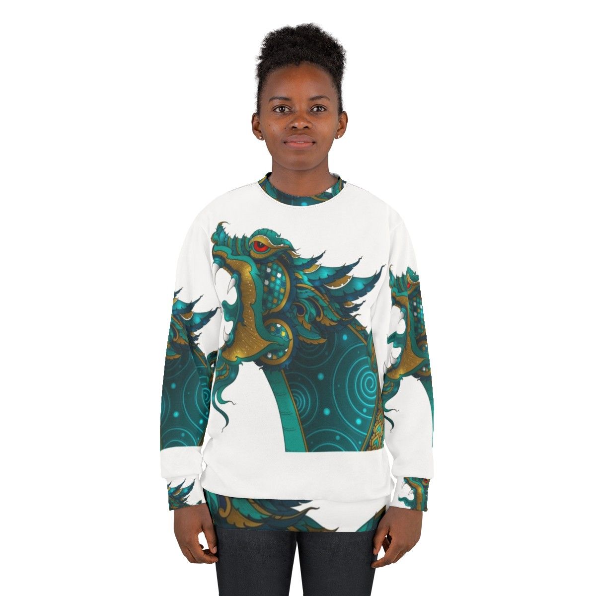 Legendary animals mythical creatures vintage style sweatshirt - women