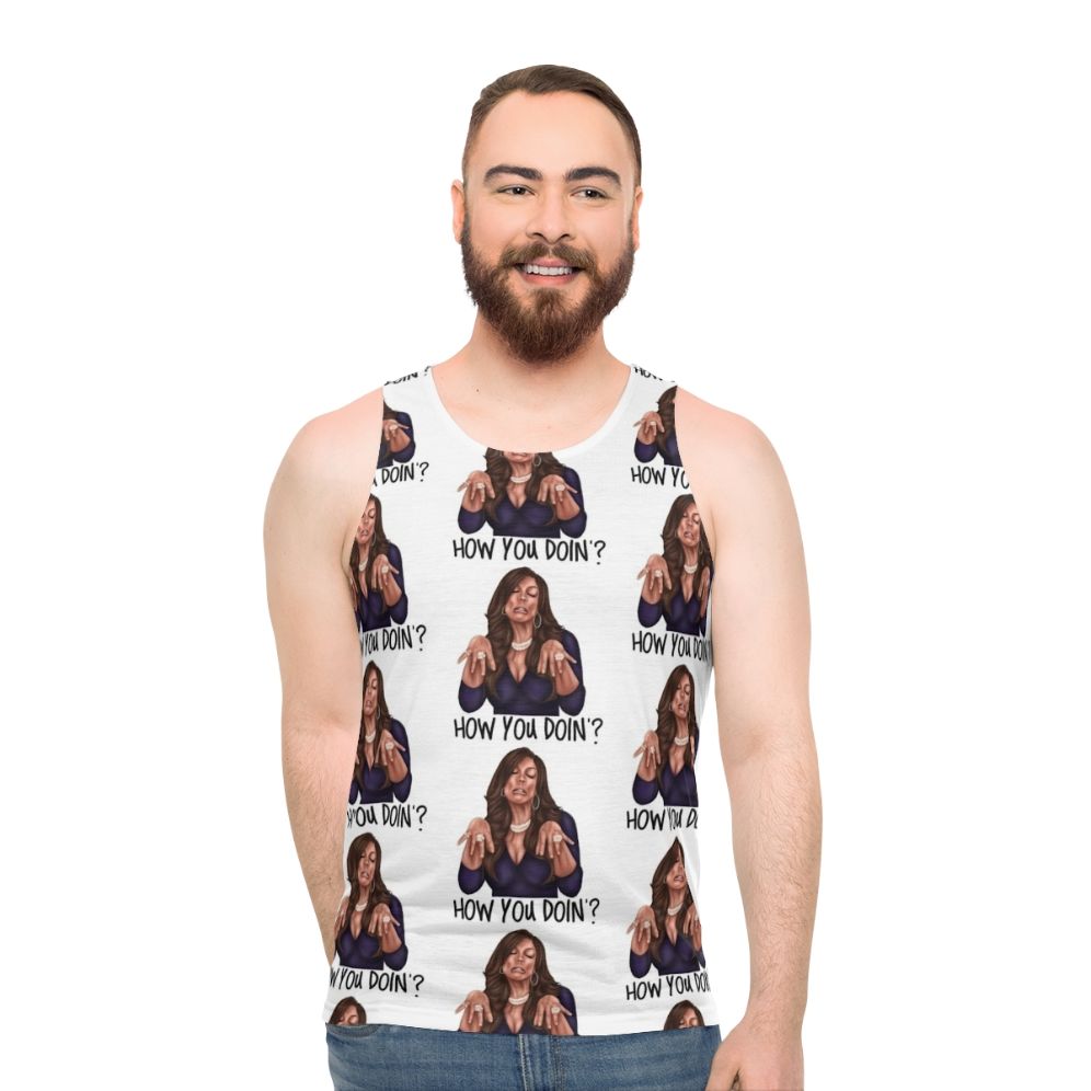 "How You Doin?" Unisex Funny Tank Top - men