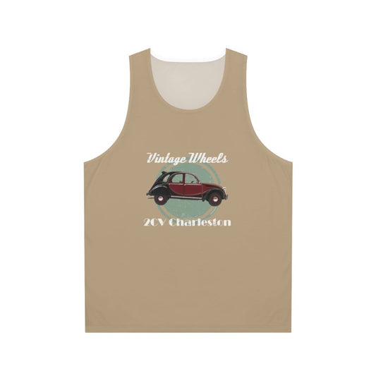 Vintage Citroën 2CV Charleston Unisex Tank Top