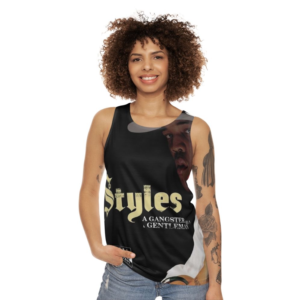 Styles P 'A Gangster And A Gentleman' Unisex Tank Top - women