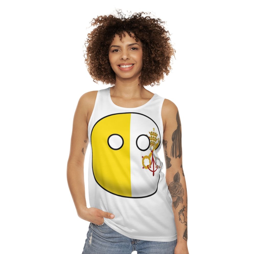 Unisex Vatican City Countryball Tank Top - women