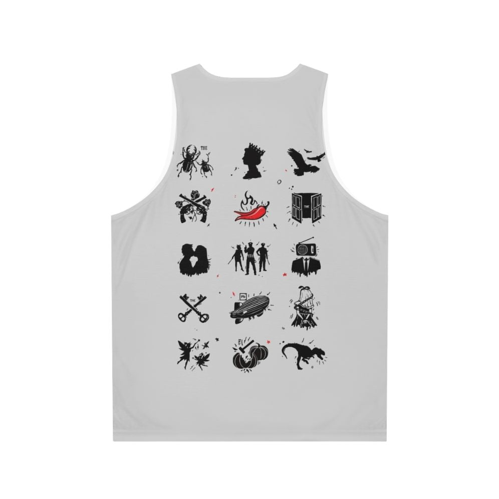 Vintage Rock Bands Unisex Tank Top - Back