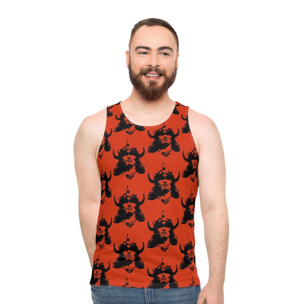 Barbarian unisex science fiction tank top - men