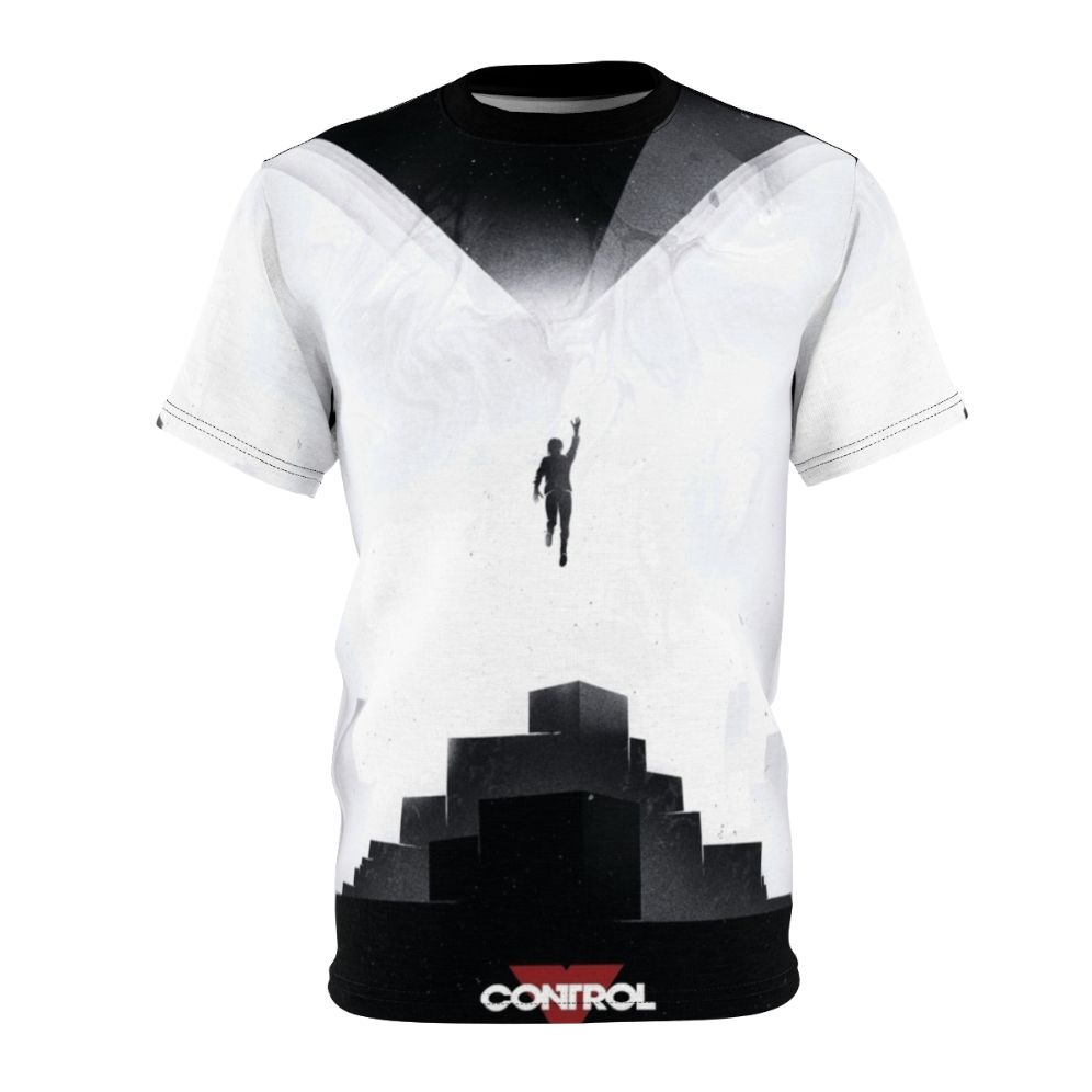 Control-Themed Gaming Art T-Shirt