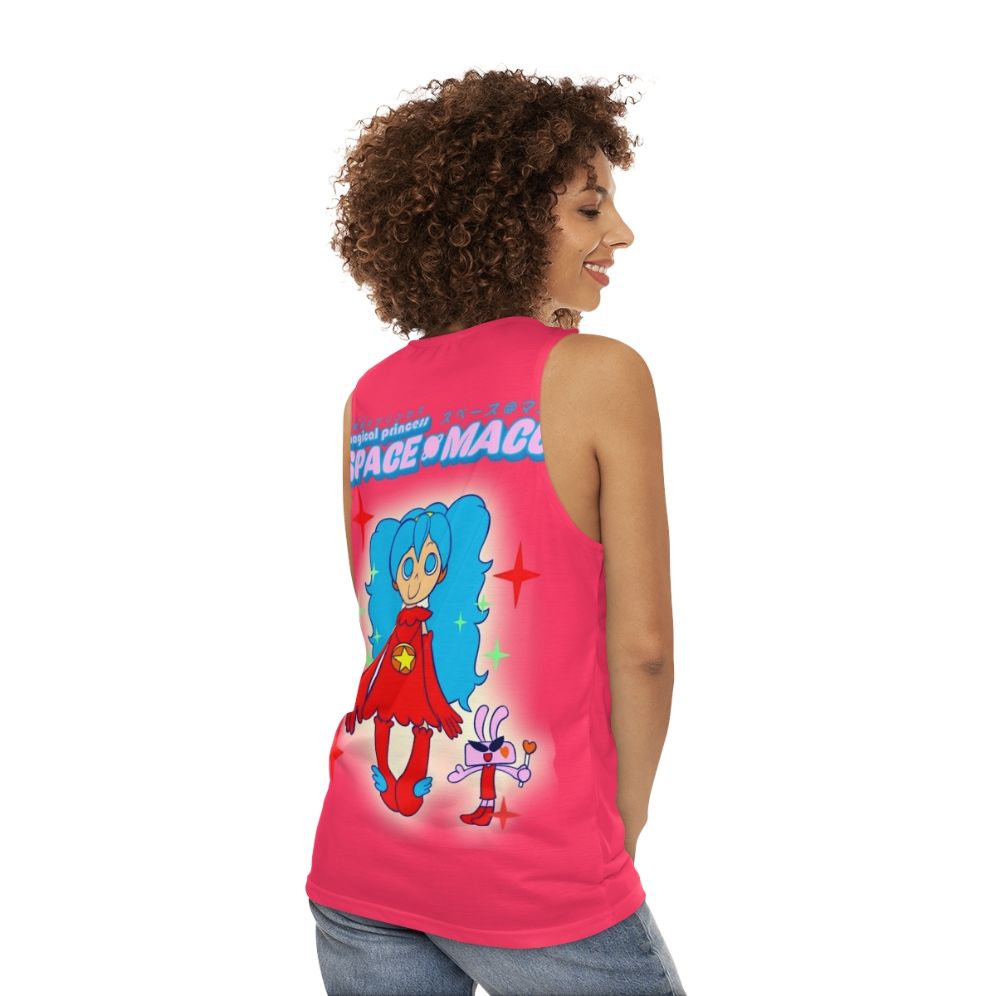 Magical Girl Space Maco Unisex Dance Tank Top - women back