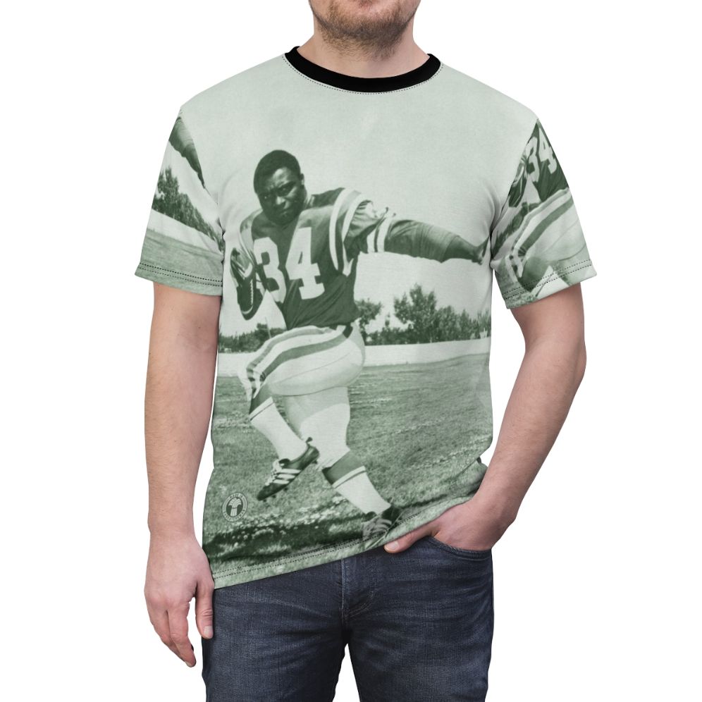 Vintage-inspired jersey featuring the iconic Saskatchewan Roughriders design - men front