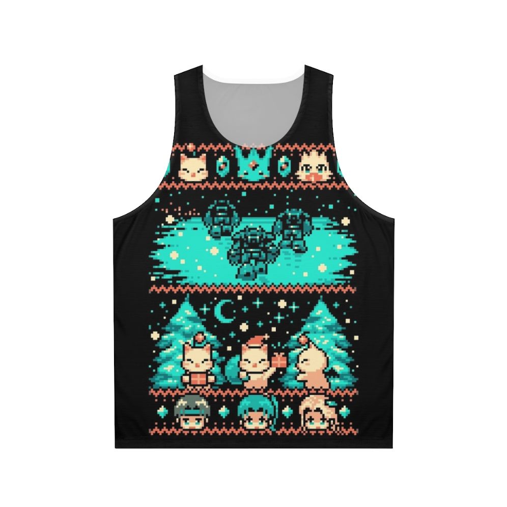 Winter Fantasy Unisex Pixel Art Tank Top