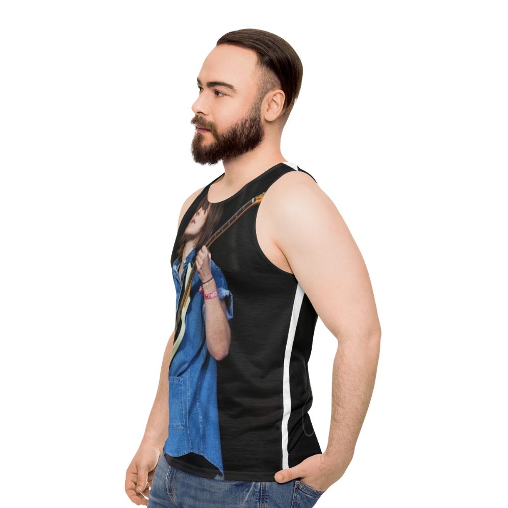 Cate Le Bon Unisex Tank Top - men side