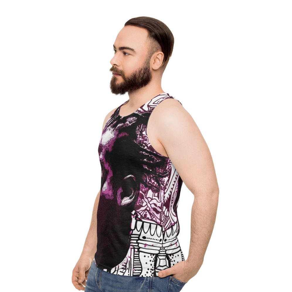 Ol' Dirty Graffiti Unisex Tank Top - men side