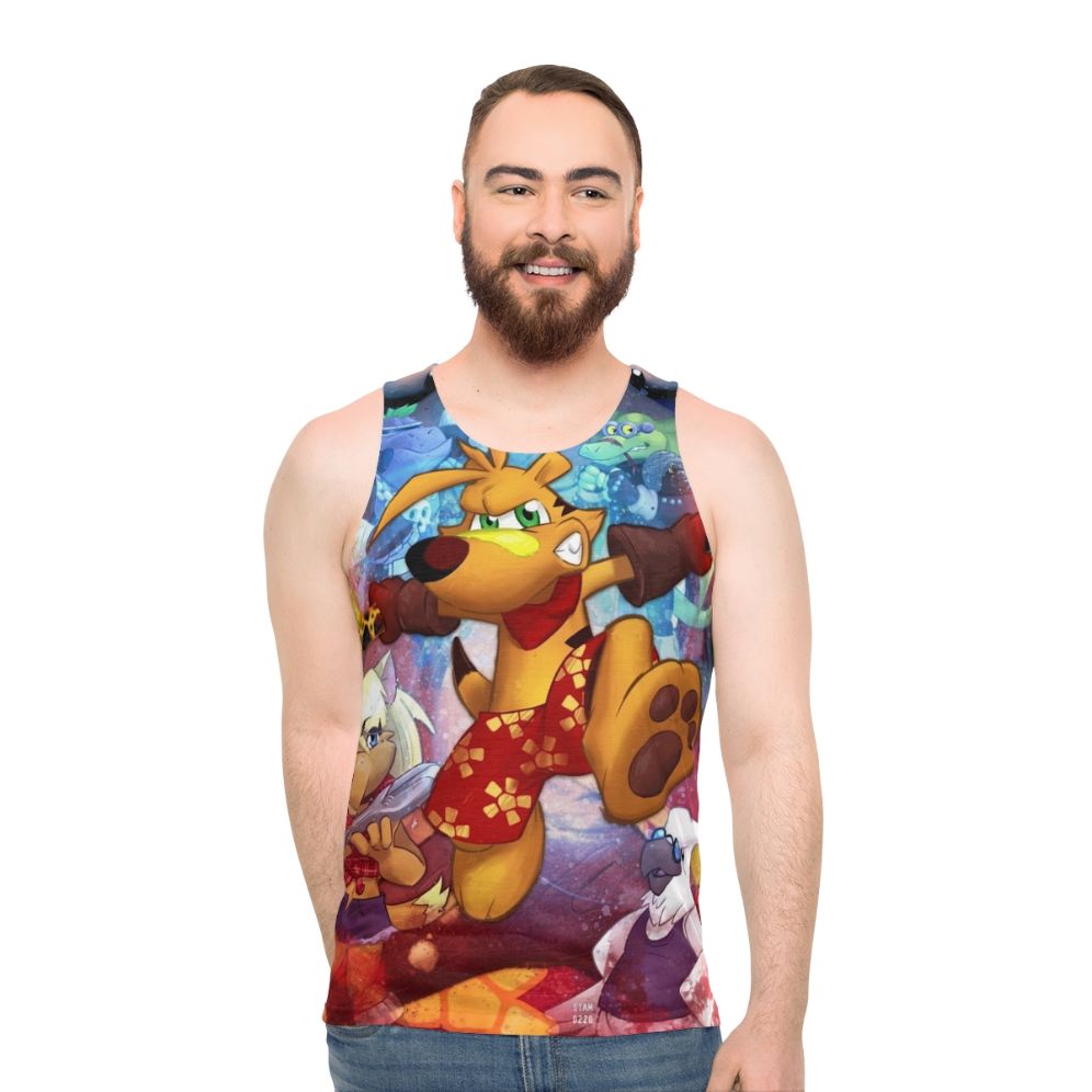 Ty The Tasmanian Tiger Unisex Tank Top - men