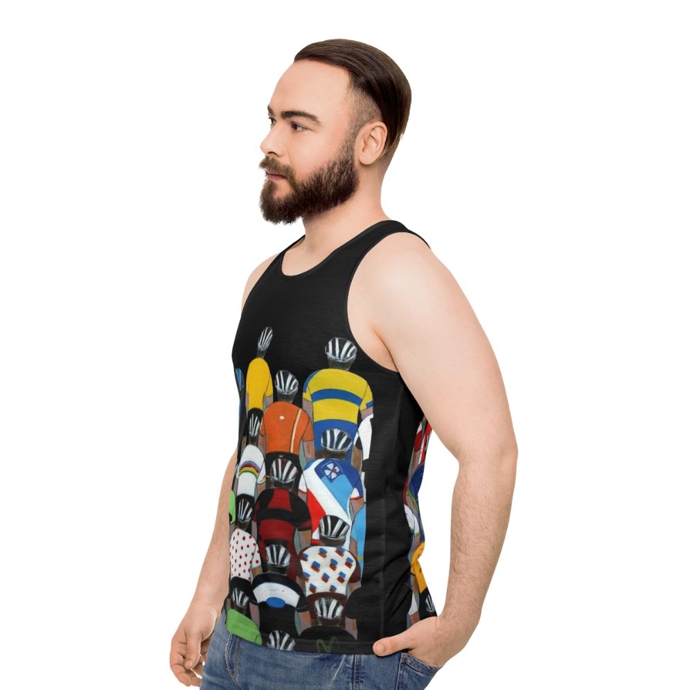 Unisex Cycling Tank Top - men side