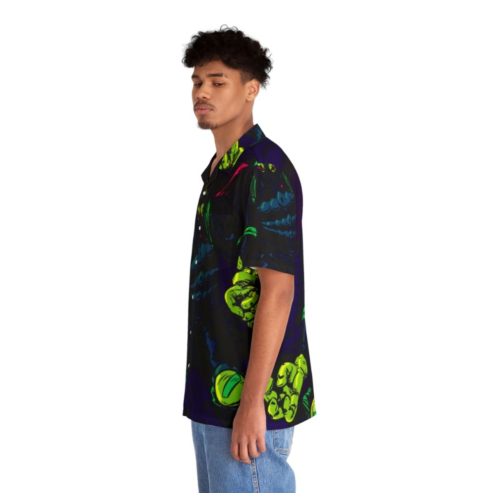 Caiman Hawaiian Shirt - Anime and Manga Inspired Clothing - People Left