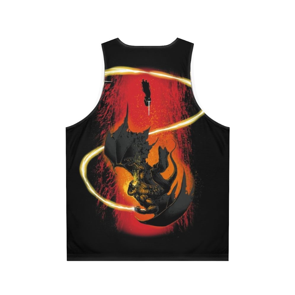 Wizard and Demon Unisex Tank Top - Back