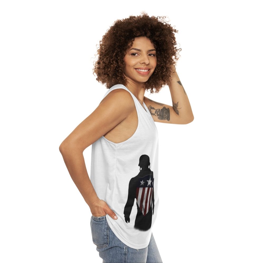 Captain America "I Can Do This All Day" unisex tank top - women side