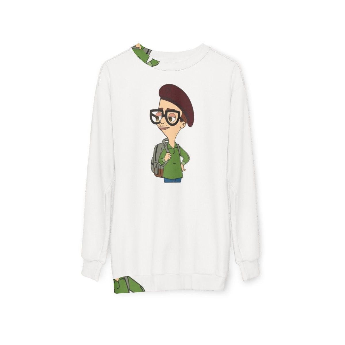 Andrew Glouberman Big Mouth Character Sweatshirt - hanging