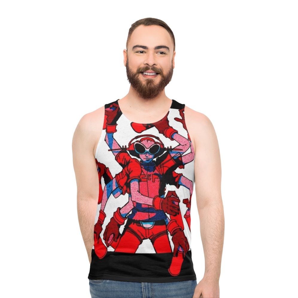 Unisex jet set radio inspired tank top - men